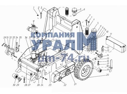 Колесо п8 380 с шиной гк
