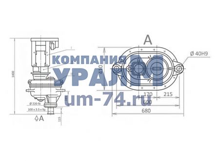 Редуктор у3515 чертежи