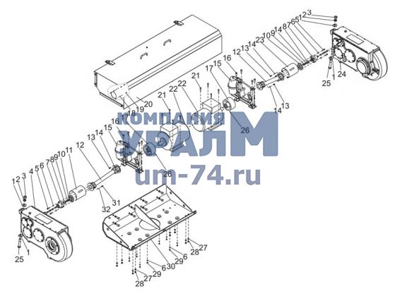 Механизм передвижения 251.02.00.000
