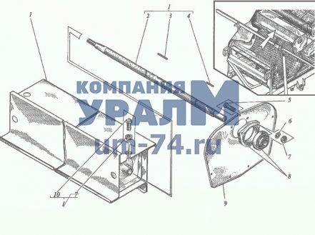 Чертеж Битер отбойный 