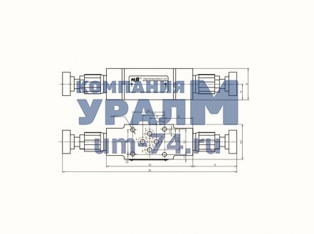Чертеж Клапан предохранительный модульный Z2PB6VC
