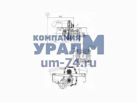 Чертеж Коробка отбора мощности КОМ МП81-4201010-01