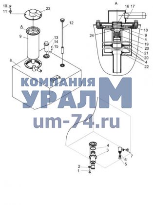 Гидробак КС-55713-3В.83.300