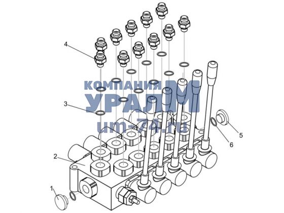 Распределитель нижний КС-55713.83.700