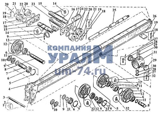 Стрела (верхняя секция) КС-3577.63.100