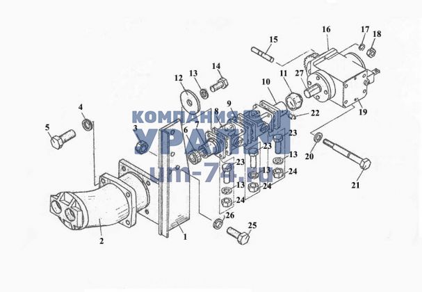 Привод насоса КС-3577.14.000
