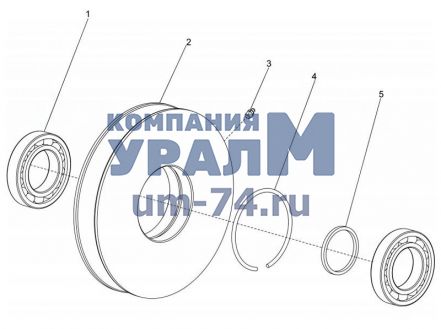 Чертеж Блок в сборе КС-45721А.63.34.000