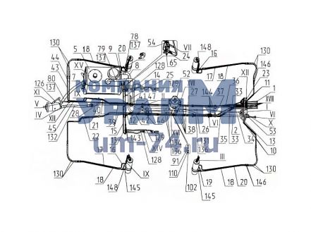 Чертеж Гидробак КС-3579.83.400 автокрана КС-3579