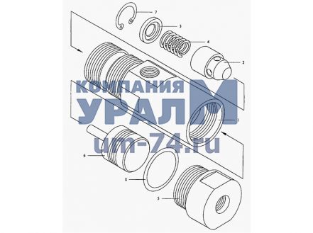 Чертеж Гидрозамок КС-3577.83.200 (ГОУ-12)