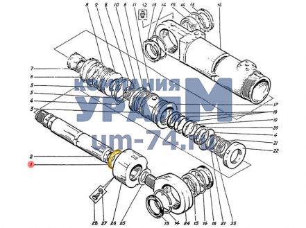 Чертеж Грязесъемник ЭО-5124.06.05.600