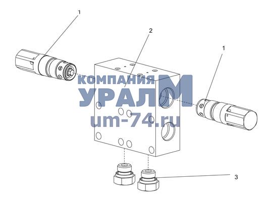 Блок ОПК КС-65711.86.21.010-01 автокрана КС-65711