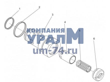 Чертеж Клапан обратный КС-45721В.87.16.000