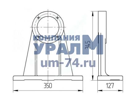 Чертеж Кронштейн КС-4572.63.109-1 автокрана КС-45721