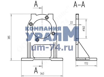 Чертеж Кронштейн КС-45721.26.00.001