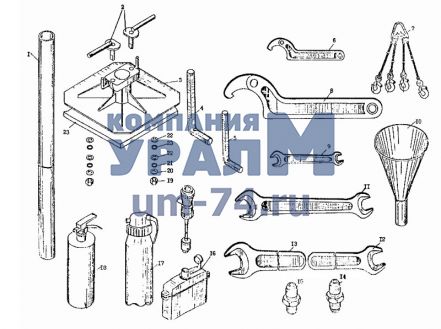 Чертеж Подпятник КС-3574.00.100