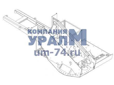 Чертеж Рама поворотная КС-45721.50.000-01 автокрана КС-45721