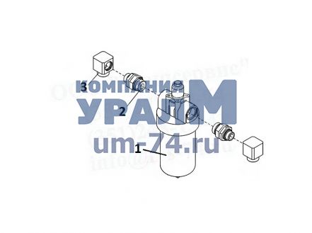 Чертеж Фильтр напорный ЗФГМ32-25МЭ УХЛ4 (КС-45721А.87.07.000)