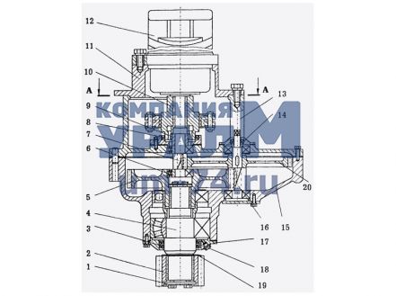 Чертеж Фланец КС-35719-3.14.002-01