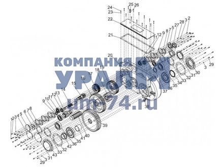 Чертеж Шестерня 2502-1-16