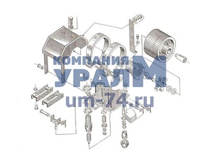 Чертеж Шкив тормозной грузовой лебедки КС-45721.26.05.000