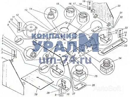 Чертеж Щиток приборов КС-3577.81.100