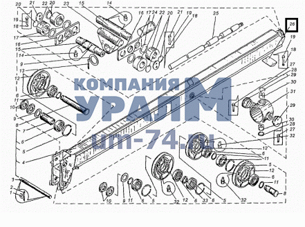 Чертеж Башмак У2.06.63.006