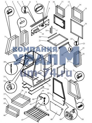 Кабина У7810.5-01