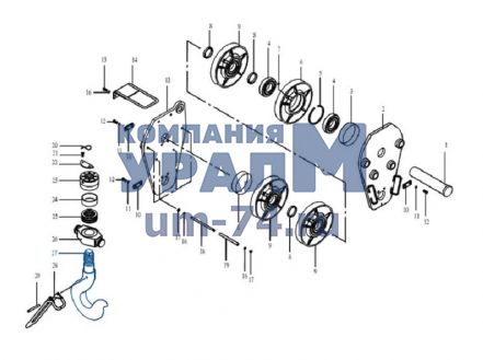 Чертеж Крюк КС-45717.61.351