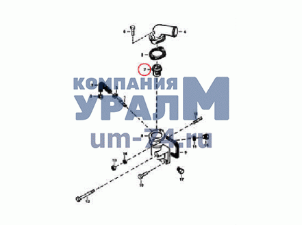 Чертеж Термостат Bobcat 6653948