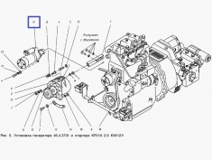 Стартер КR 1162.9КW/12V ТУ П124.20.18.18/89