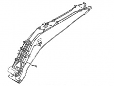 Стрела моноблочная ЭО-5126.28.01.000сб-А