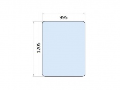 Стекло заднее Т50.45.200 1205х995
