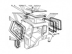 Стекло лобовое Т30.45.150Д1 1179х1150