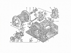 Установка лебедки КС-55730.26.000-01 автокрана КС-55730