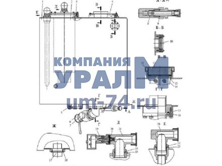 Гидробак КС-45717.83.600-1-01 (КС-45717.83.400) - Фото 1