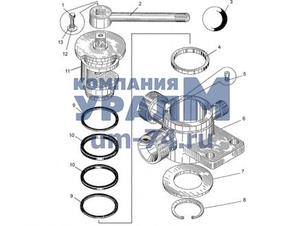 Кран двухпозиционный У034.00.000-11 - Фото 4