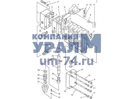 Гидрораспределитель УЗ.30.00.000-2-01 - Фото 2
