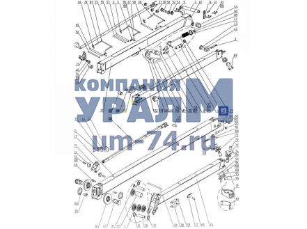 Тяга КС-45712.63.260 автокрана КС-55727 - Фото 1