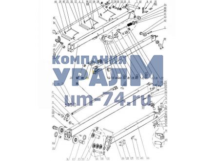 Ось КС-3579.63.101 автокрана КС-55727 - Фото 1