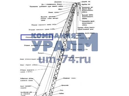 Оттяжка полиспаста стрелы 4,79м - Фото 1