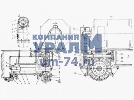 Лебедка стрелы 800.34.00.00 (961.34.00.00) - Фото 1