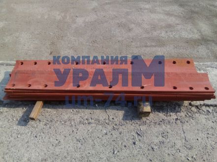 Нож твердосплавный ЖРО1-1200х130х20 ТС (ДЗ-98 ст. обр.) - Фото 1