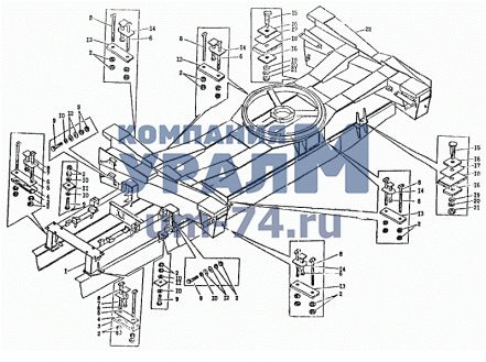 Рама КС-3574К.30.100 - Фото 1