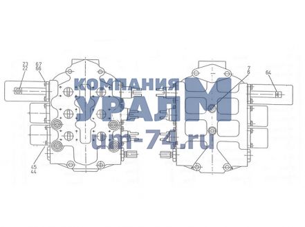 Распределитель R1013DV 10V (313-92-0002) - Фото 1