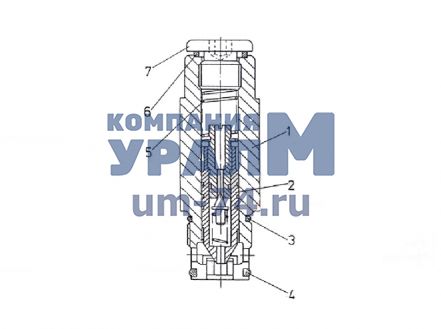 Предохранительный клапан 3457991 - Фото 1