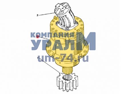 Редуктор Э4.03.01.000 - Фото 1