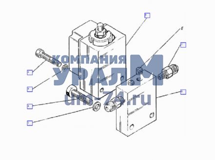 Установка реле давления ЭО-5124.05.25.120сб-2 - Фото 1