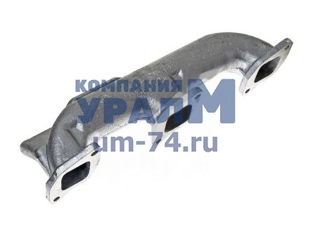 Коллектор впускной левый (236НЕ2-3/24 V-образный ТНВД) (236БЕ-1115021-Б+ввертыши) 236БЕ-1115014-Б - Фото 1