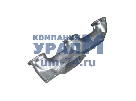 Коллектор впускной правый в сборе (236НЕ2-3/24 V-образный ТНВД) 236БЕ-1115020-Б+ввертыши - Фото 1