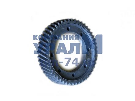 Шестерня ведомая цилиндрическая (49 зубьев) (I = 7,49, 12 отверстий) (АЗ УРАЛ) 4320БУ-2402120-02 - Фото 1